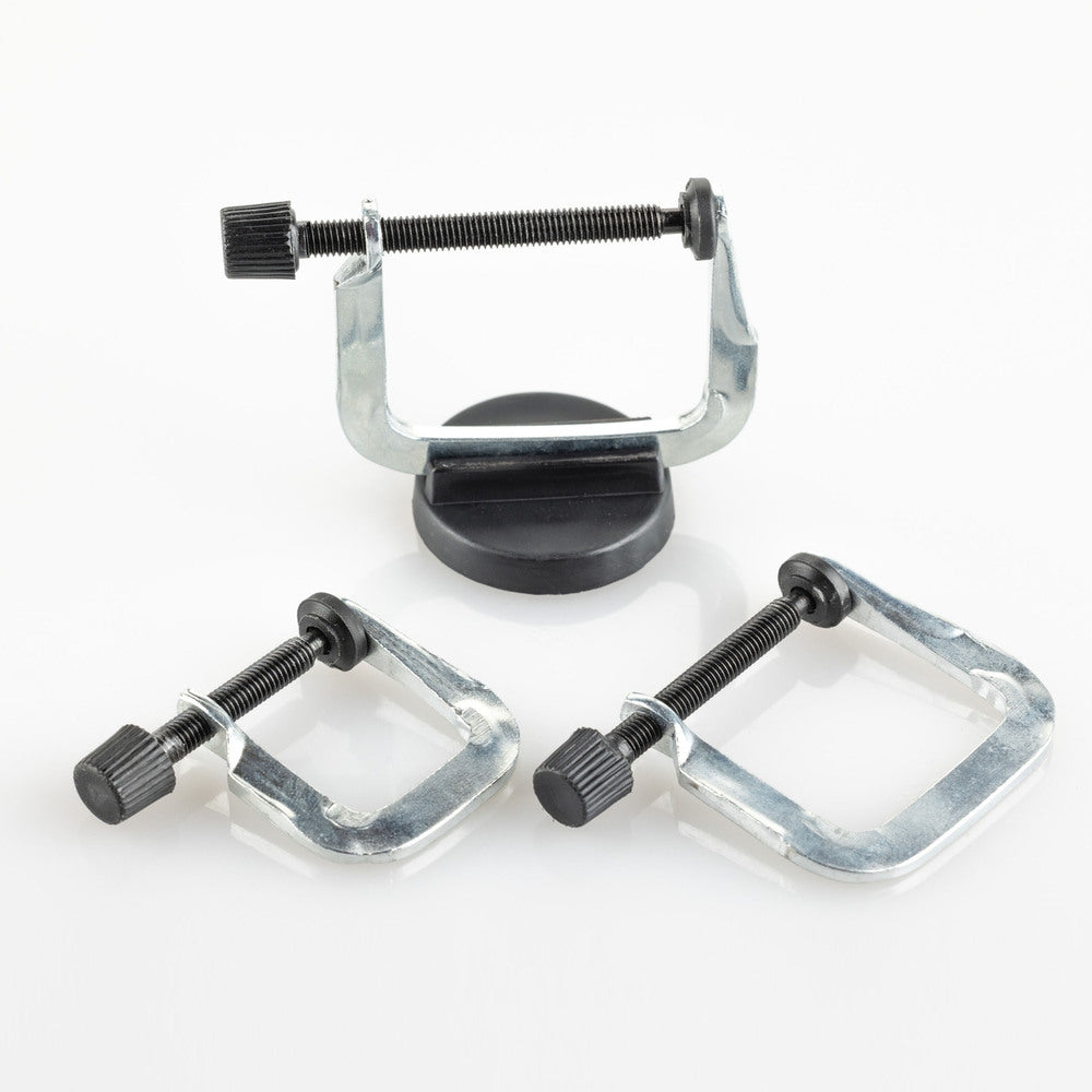 Heller 99003 Screw Clamp Set (3 Pieces) with Magnetic Base – Bild 2