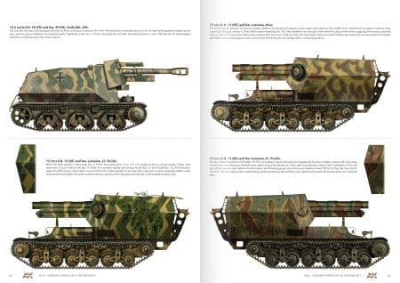 AK Interactive AK916 1944 GERMAN ARMOUR IN NORMANDY – CAMOUFLAGE PROFILE GUIDE – immagine 9