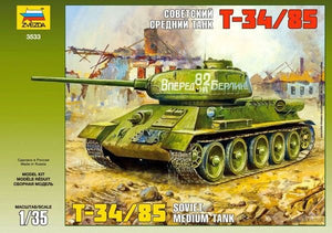 Zvezda 3533 T-34/85 1/35