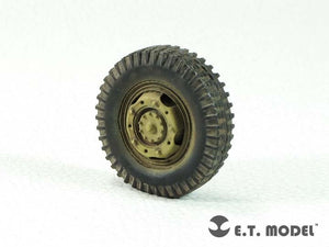 E.T. Model ER35-065 WWII German Sd.Kfz.234 Weighted Road Wheels Type.1 For DRAGON 1/35 – imagen 2