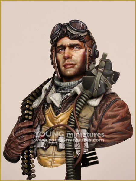 Young Miniatures YM1894 B-24 GUNNER USAAF WWII 1/10 – imagen 9
