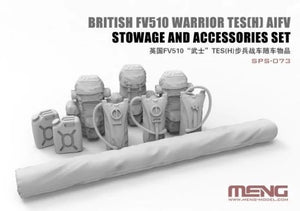 Meng Model SPS-073 British FV510 Warrior TES[H] AIFV Stowage &amp;amp; Accessories Set 1/35