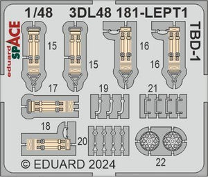 Eduard 3DL48181 TBD-1 SPACE HOBBY BOSS 1/48 – imagen 2