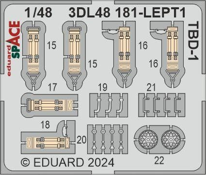 Eduard 3DL48181 TBD-1 SPACE HOBBY BOSS 1/48 – imagen 2
