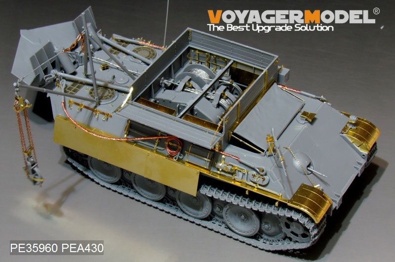 Voyager Model PE35960 WWII German Bergepanther Ausf.G Basic For TAKOM 2107 1/35 – immagine 10