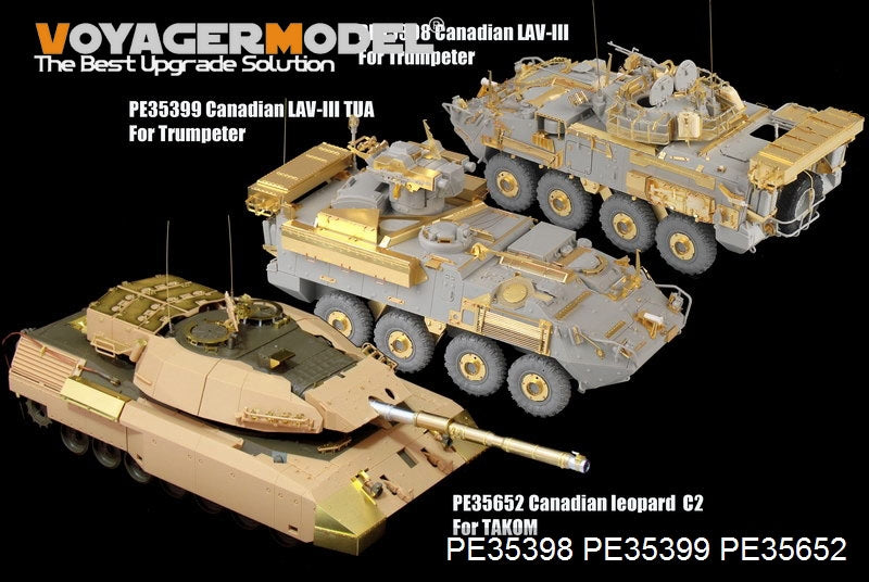 Voyager Model PE35652 Modern Canadian Leopard C2 MEXAS MBT For TAKOM 2003 1/35 – Bild 12