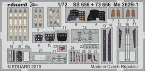 Maquette Eduard SS656 Me 262B-1 au 1/72 AIRFIX