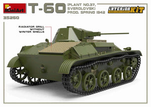 MiniArt 35260 T-60 PLANT N.37, SVERDLOVSK PROD. SPRING 1942. INTERIOR KIT 1/35 – immagine 10