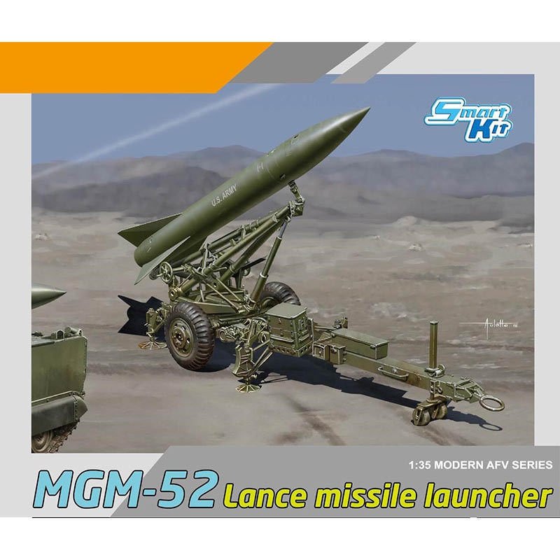 Dragon 3600 MGM-52 Lance Missile avec lanceur 1/35