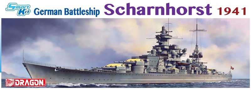 Dragon 1036 German Battleship Scharnhorst 1941 1/350