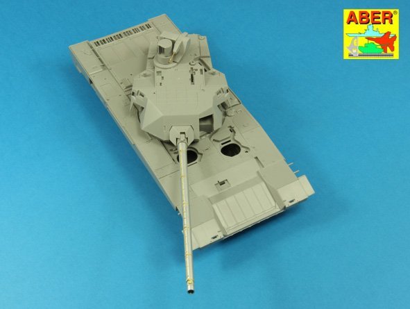 Aber 35 L-187 Armament for Russian Main Battle Tank T-14 ARMATA barrel for 125 mm 2A82-1M cannon &amp;amp; barrel for 12,7 mm Kord AA MG 1/35 – immagine 17