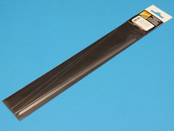Aber SR05 Steel round rods 0,5mm length 250mm x12 pcs. – immagine 3