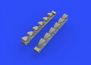 Eduard 648402 Bf 109G-6 exhaust stacks TAMIYA 1/48 – zdjęcie 2