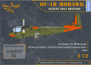 Clear Prop! CP72038 OV-1B Mohawk &amp;quot;Pilot School&amp;quot; ADVANCED KIT 1/72 – zdjęcie 5