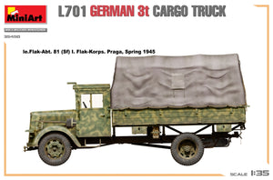 Miniart 35450 L701 GERMAN 3T CARGO TRUCK 1/35 – zdjęcie 16