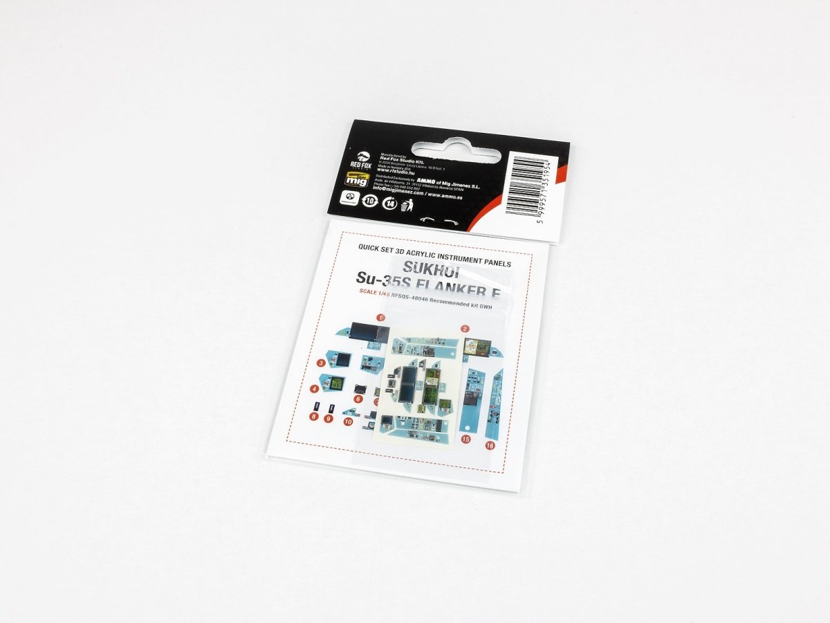 Red Fox Studio QS-48046 Sukhoi Su-35S Flanker E GWH 1/48