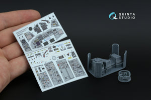Quinta Studio QDS+32229 Tornado IDS German 3D-Printed &amp;amp; coloured Interior on decal paper (Italeri) (Small version) (with 3D-printed resin parts) 1/32 – immagine 2