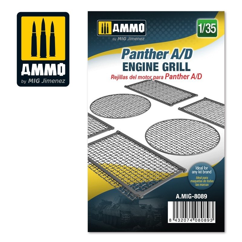 Ammo of Mig 8089 Panther A/D engine grills 1/35