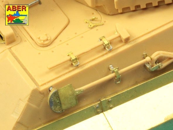 Aber 48036 Pz.Kpfw.VI, Ausf.B TIGER II błotniki i osłony boczne Tamiya 1/48 – Bild 6