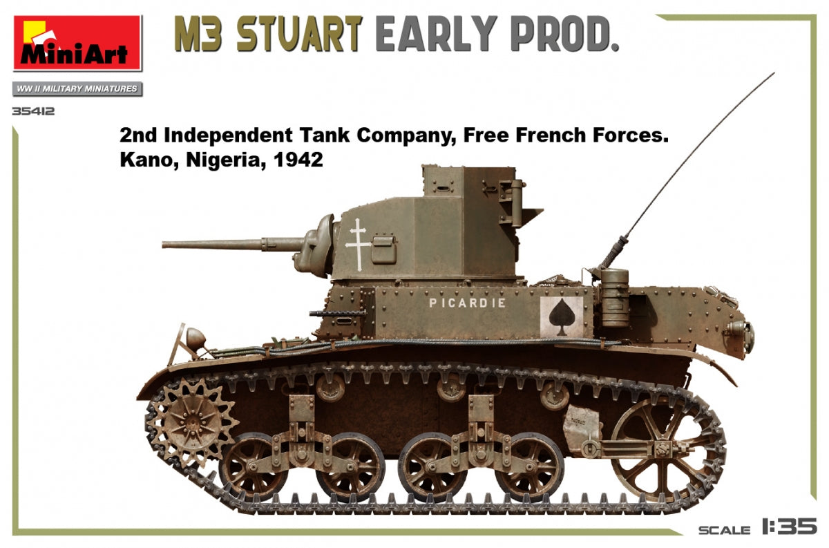 MiniArt 35412 M3 STUART EARLY PROD. 1/35 – Bild 8