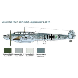 Italeri 2794 MESSERSCHMITT BF-110 C/D 1/48 – immagine 3