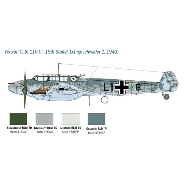 Italeri 2794 MESSERSCHMITT BF-110 C/D 1/48 – immagine 3