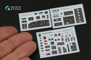 Quinta Studio QDS-48561 Boeing B-17G 3D-Printed &amp;amp; coloured Interior on decal paper (HK models) (small version) 1/48 – zdjęcie 2