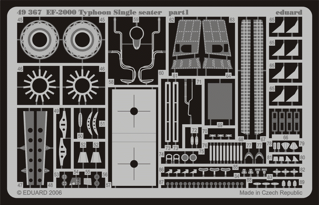 Eduard BIG4952 EF-2000 TYPHOON Single Seater 1/48 REVELL – immagine 5