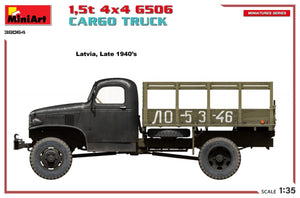 MiniArt 38064 1,5t 4×4 G506 CARGO TRUCK 1/35 – immagine 7
