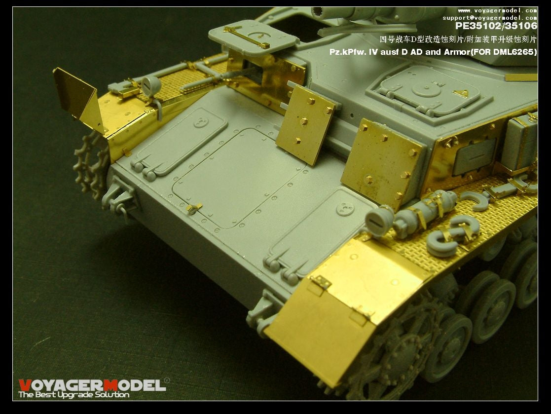 Voyager Model PE35102 Pz.KPfw. IV Ausf D For DRAGON 6265 1/35 – image 16