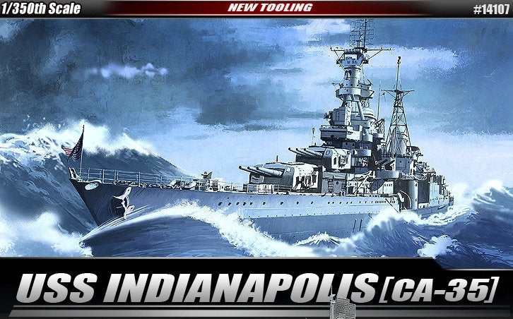 Maquette Academy 14107 USS INDIANAPOLIS (1/350)