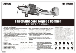 Trumpeter 02880 Fairey Albacore Torpedo Bomber 1/48 – immagine 3