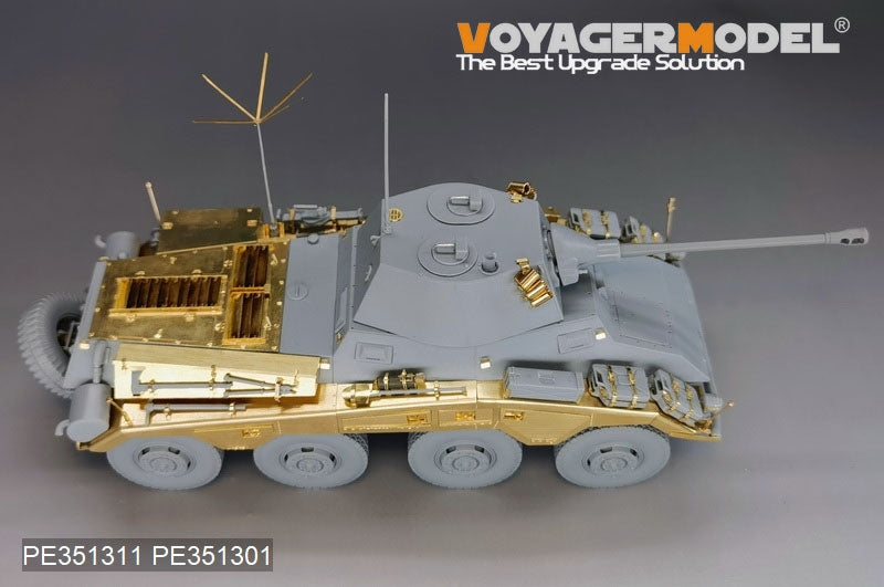 Voyager Model PE351311 WWII German Sd.Kfz 234/2 PUMA Basic Upgrade Set For DRAGON 6256 / 6943 1/35 – immagine 6
