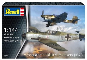 Revell 03770 Messerschmitt Bf109E - Junkers Ju87B Stuka 1/144 – immagine 2