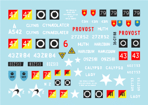 Star Decals 35-C1168 Commonwealth mix - Korean War 1950-53 1/35 – zdjęcie 3