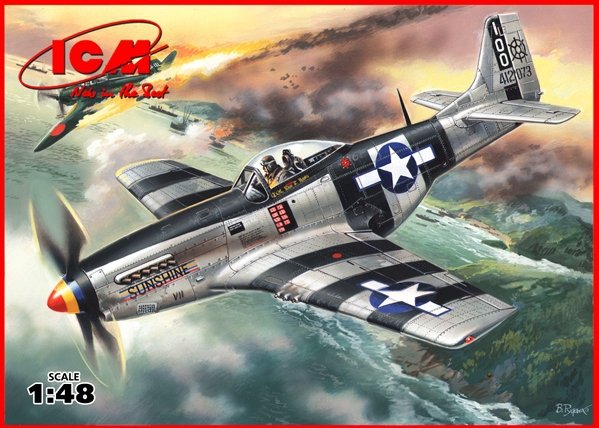 ICM 48154 Mustang P-51K nord-américain (1/48)