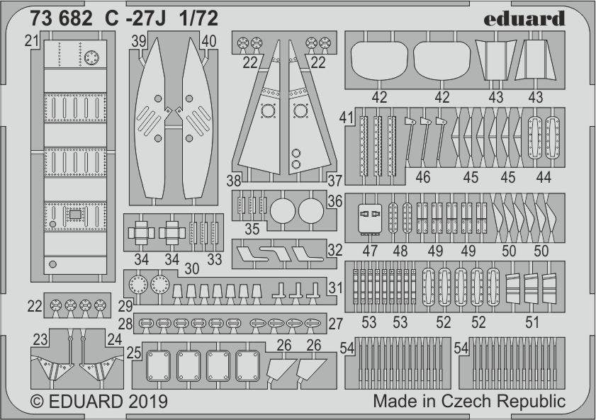 Eduard 73682 C-27J 1/72 ITALERI 