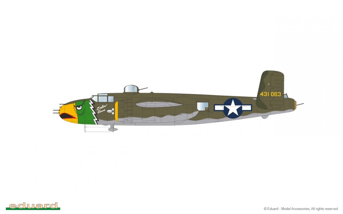 Eduard 7012 B-25J Mitchell STRAFER 1/72 – image 17