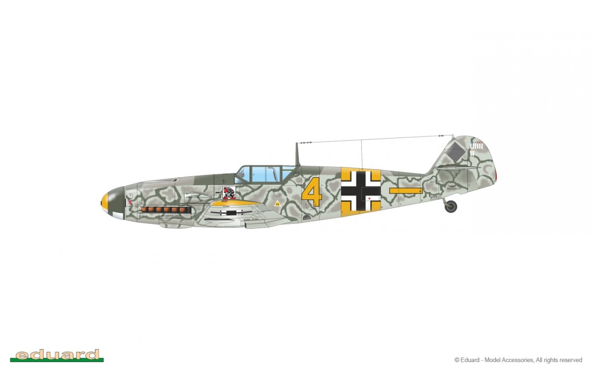 Eduard 82115 Bf 109F-2 1/48 – immagine 10