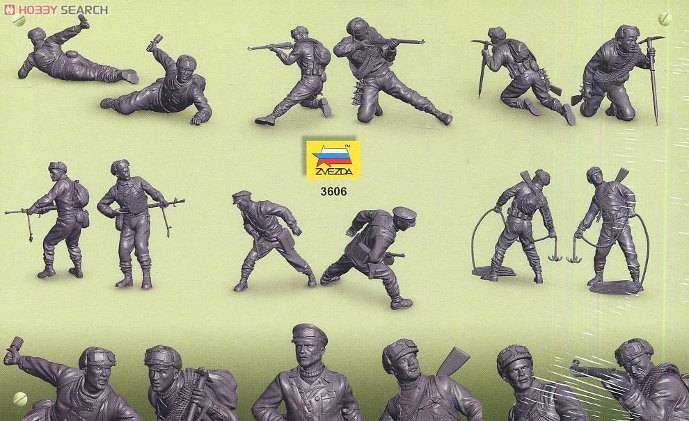 Zvezda 3606 SOVIET MOUNTAIN INFANTRY WWII 1942 1/35 – Bild 2