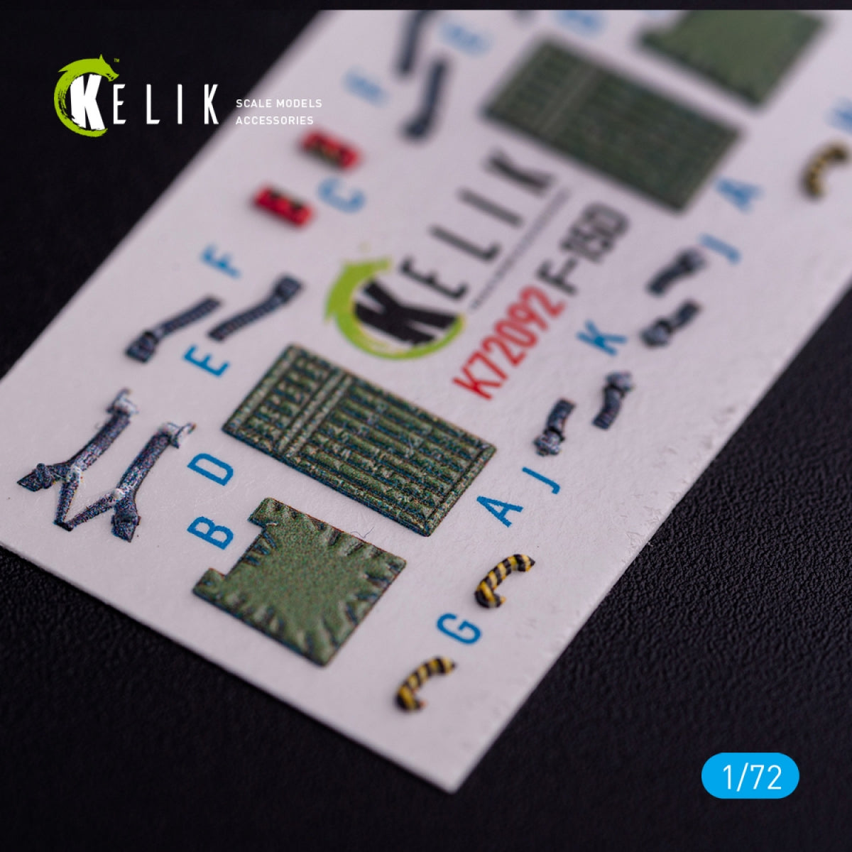 KELIK K72092 F-15D - interior 3D decals for FineMolds kit 1/72 – immagine 5