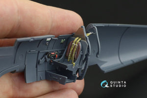 Quinta Studio QD48120 Spitfire Mk.VIII 3D-Printed &amp;amp; colored Interior on decal paper (Eduard) 1/48 – image 8