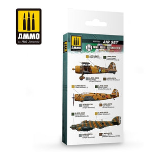 AMMO of Mig Jimenez 7237 WWII Regia Aeronautica – Early Colors 6x17ml – immagine 2