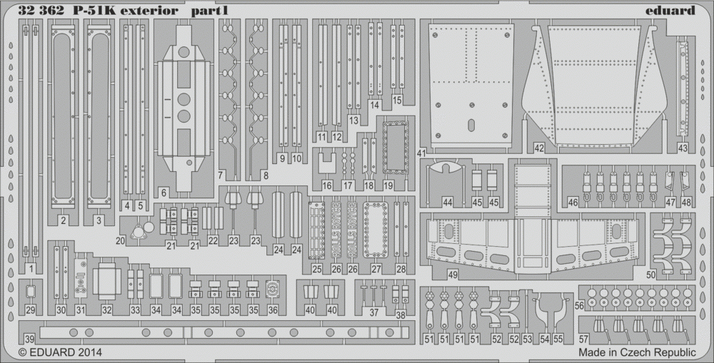 Eduard BIG3345 P-51K 1/32 Dragon – Bild 8