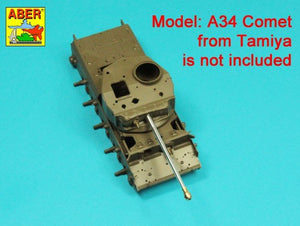 Aber 35L-332 Lufa 76,2 mm (3 cale) 17 funtowa Mk. II z hamulcem wylotowym do czołgu A34 COMET 1/35 – imagen 11