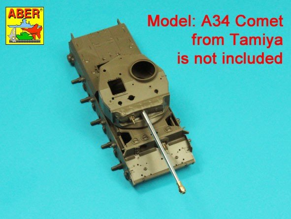 Aber 35L-332 Lufa 76,2 mm (3 cale) 17 funtowa Mk. II z hamulcem wylotowym do czołgu A34 COMET 1/35 – imagen 11