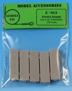 Eureka XXL E-013 Wooden Ammo Boxes for 7.5 cm Kw.K.42 1/35