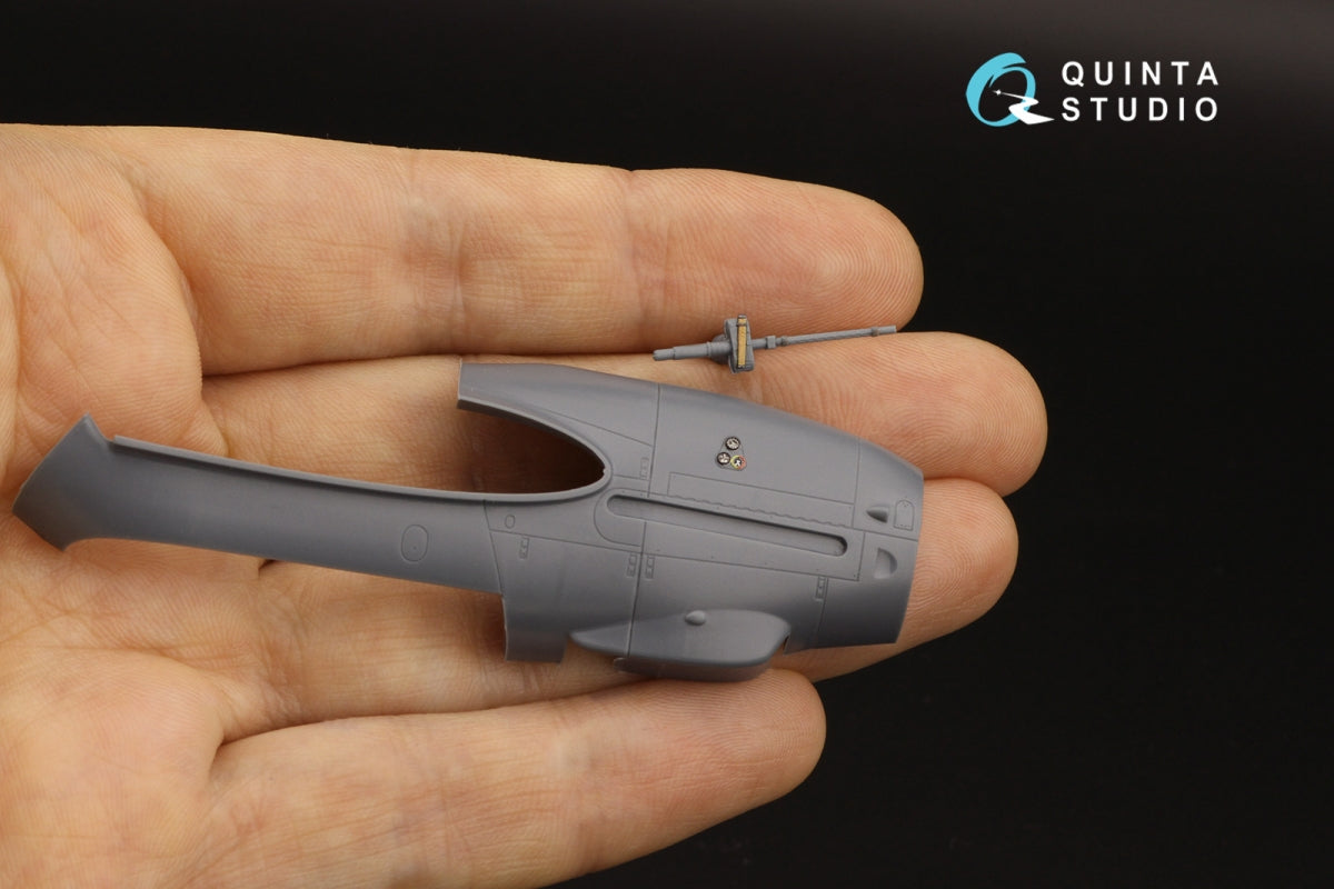 Quinta Studio QD48301 Bf 110E/F 3D-Printed &amp;amp; coloured Interior on decal paper (Eduard) 1/48 – immagine 9
