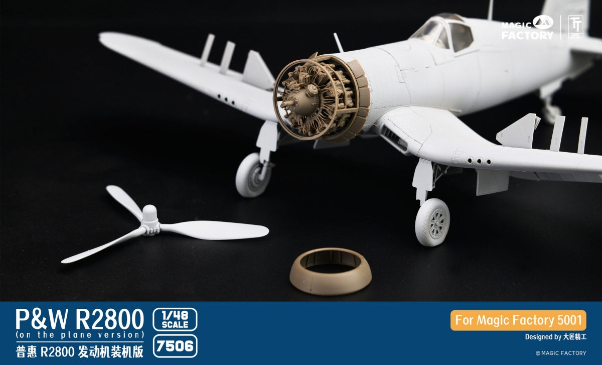 Magic Factory 7506 Pratt &amp;amp; Whitney R2800 Engine - Separate Display Version Set 2 1/48 – zdjęcie 2