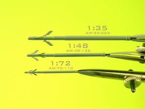 Master AM-48-126 Mi-24 (Hind D/E) - JakB-12.7 machine gun barrel and DUAS probe (metal and resin parts) 1/48 – zdjęcie 9